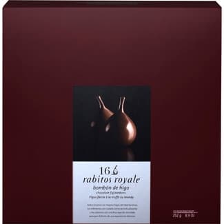 Rabitos Royale bombón de higo a la trufa y al brandy 16 unidades estuche 252 g -