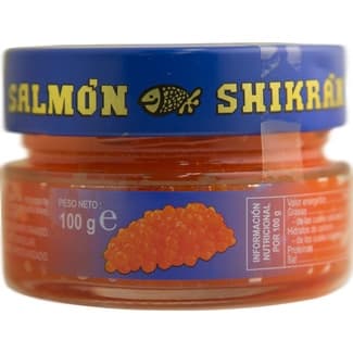 Sucedáneo de caviar a base de salmón ahumado sin gluten tarro 100 g -