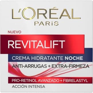 Revitalift crema hidratante de noche anti-arrugas + extra firmeza tarro 50 ml -