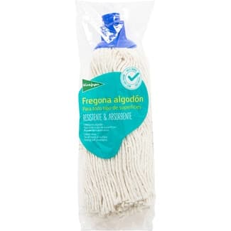 Fregona algodón resistente y absorbente paquete 1 unidad -