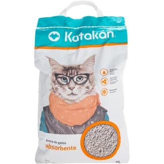 Arena para gatos absorbente envase 7 l -