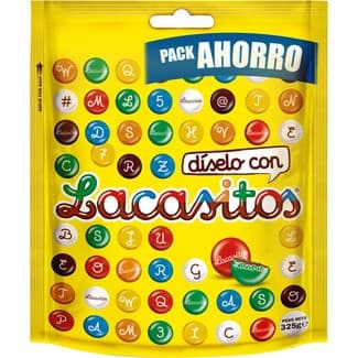 Grageas de chocolate pack ahorro bolsa 325 g -