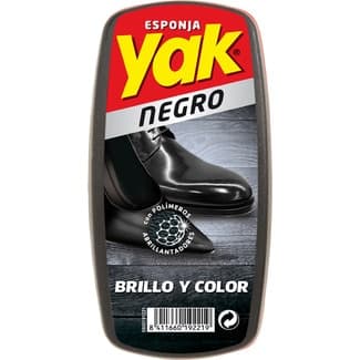 Esponja autobrillante para calzado negro -