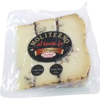 Moliterno al tartufo queso con leche de oveja y trufa de Cerdeña Italia cuña 250 g -