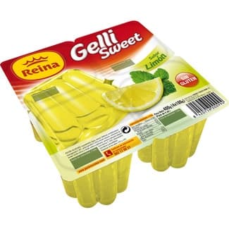 Gelli Sweet gelificado sabor limón sin gluten pack 4 unidades 100 g -