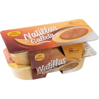 Natillas con galleta pack 4 unidades 125 g -