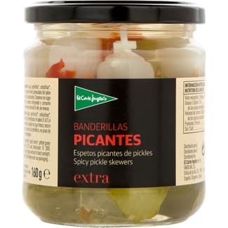 Banderillas picantes frasco frasco 160 g neto escurrido -