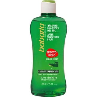 After sun Aloe efecto hielo calmante y refrescante frasco 200 ml -