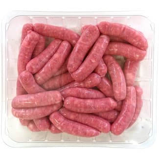 Longaniza blanca fresca de cerdo (peso aproximado de la unidad 60 g)