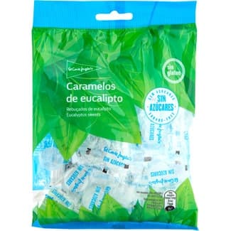 Caramelos duros de eucalipto sin azúcar y sin gluten bolsa 125 g -