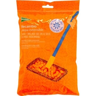 Recambio mopa microfibra extensible limpia y abrillanta todo tipo de suelos bolsa 1 unidad -