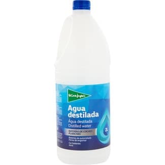 Agua destilada normal botella 2 l -