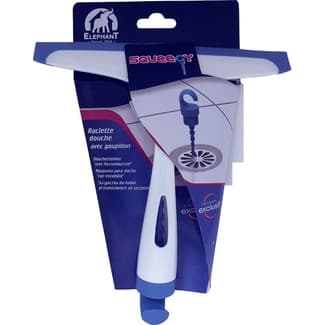 Squeegy rasqueta para la ducha con escobilla para desagüe 1 unidad -