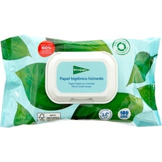 Papel higiénico húmedo paquete 100 unidades -