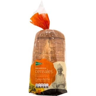 Pan rústico con cereales bolsa 550 g -