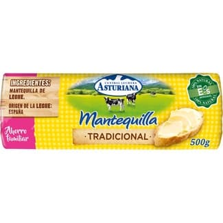 Mantequilla tradicional rulo 500 g -