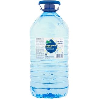 Agua mineral natural del manantial Monte Pinos garrafa 5 l -