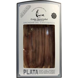 Anchoas del Cantábrico en aceite de girasol bandeja 60 g -