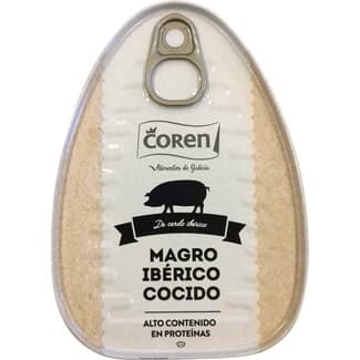 Magro de cerdo ibérico cocido lata 220 g -