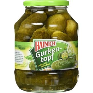 Pepinillos Gurkentopf frasco 850 g neto escurrido -