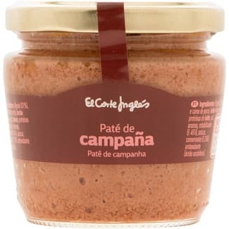 Paté de hígado de cerdo a la campaña sin gluten frasco 160 g -