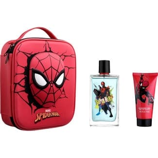 Eau de toilette infantil Superhero spray 100 ml + gel de ducha bote 60 ml + neceser -