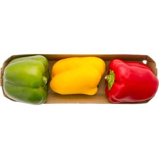 Pimiento tricolor ecológico bandeja 400 g -