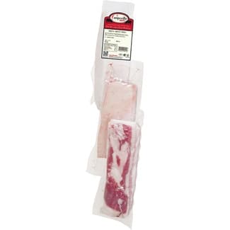 Panceta fresca de cerdo ibérico en un trozo envasada al vacío envase 300 g -