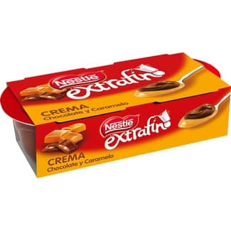 Extrafino crema de chocolate y caramelo pack 2 unidades 70 g -