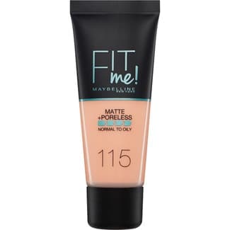 Base de maquillaje Fit Me Matte Afina Poros 115 Ivory -