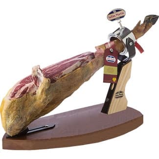 Jamón de bellota ibérico 50% raza ibérica corte a cuchillo -