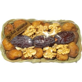 Cesta nº39 Carpo higos secos, dátiles medjoul y nuez en grano 300 g -