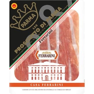 Jamón curado italiano en lonchas DOP Parma envase 90 g -