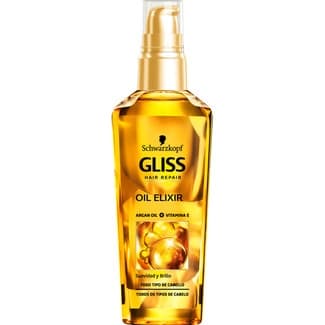 Ultimate Repair Oil Elixir argán oil + vitamina E dosificador 75 ml suavidad y brillo para todo tipo de cabello -