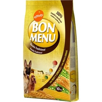 Receta Tradicional pienso para perros adultos con buey y cereales saco 10 kg -