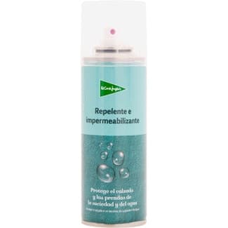 Repelente e impermeabilizante spray 200 ml protege el calzado y las prendas de la suciedad y del agua -