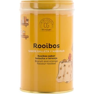 Infusión de rooibos sabor galleta y naranja lata 100 g -