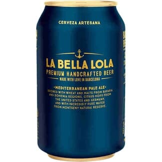 Cerveza blonde ale artesana de Cataluña lata 33 cl -