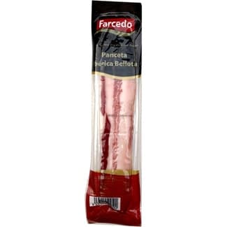 Panceta de bellota ibérica en tiras pieza 400 g -