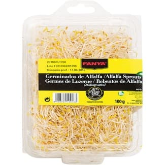 Germinados de alfalfa tarrina 100 g -