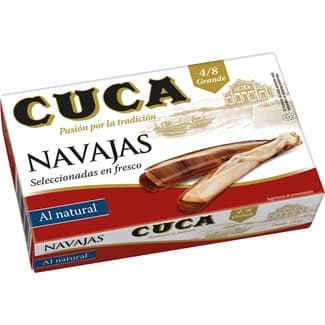 Navajas al natural 4-8 piezas lata 65 g -