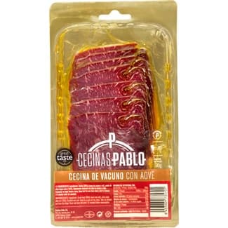 Cecina de vacuno con AOVE en lonchas sin gluten envase 90 g -