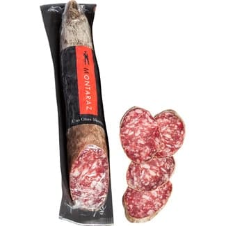 Salchichón ibérico peso aproximado pieza 750 g -