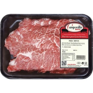 Presa fresca entera de cerdo ibérico peso aproximado bandeja 750 g -