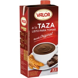 Chocolate líquido a la taza listo para tomar receta original Sin Gluten brik 1 l -