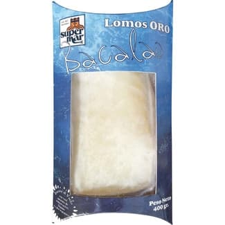 Lomos de bacalao "Oro" bandeja 400 g -
