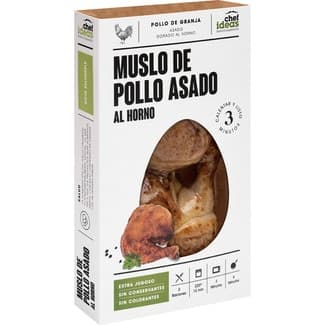 Muslo de pollo asado al horno 2 raciones envase 330 g -