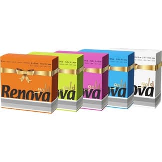 Gold servilletas colores surtidos 2 capas 39x39 cm paquete 40 unidades -