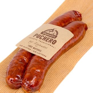 Puchero chorizo 100% natural sin gluten sin lactosa envase 225 g -