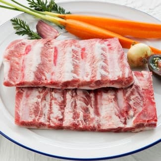 Costillas frescas de cerdo ibérico -